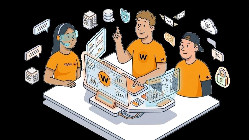 The WebGee infrastructure and support team