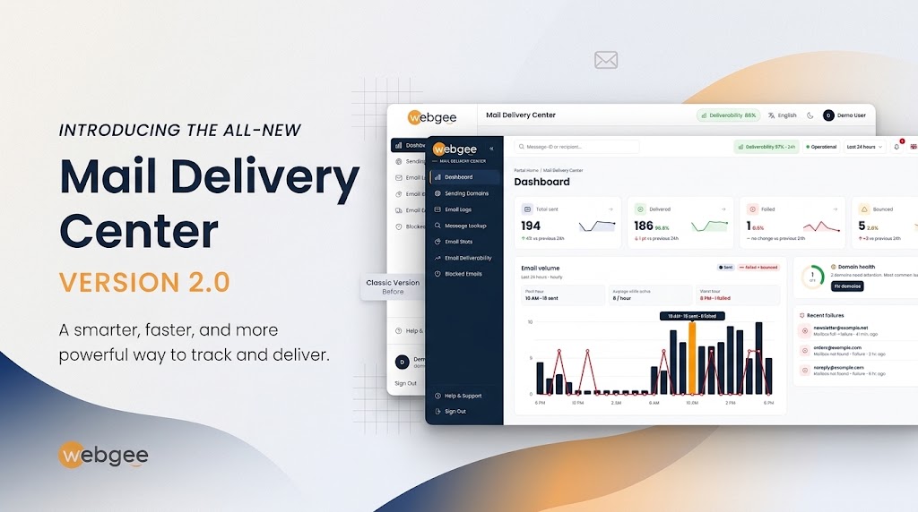 new Mail Delivery Center