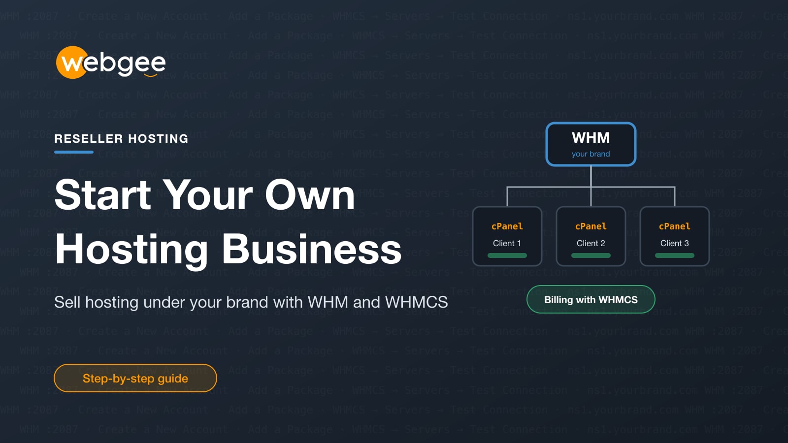 Start Your Own Web Hosting Business With a WHM Reseller Plan (and a WHMCS Licence)